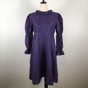 Fun Costumes Pioneer/Little House on the Prairie long sleeve dress‎ M